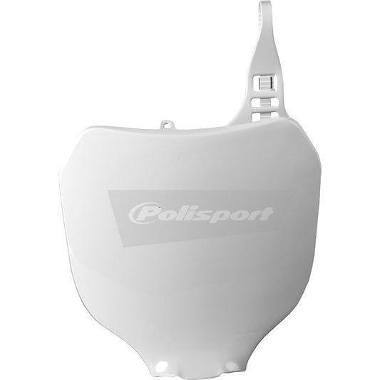 Policeport Front Numbers Plate White -Compatible: Yamaha YZ125 2000-2005