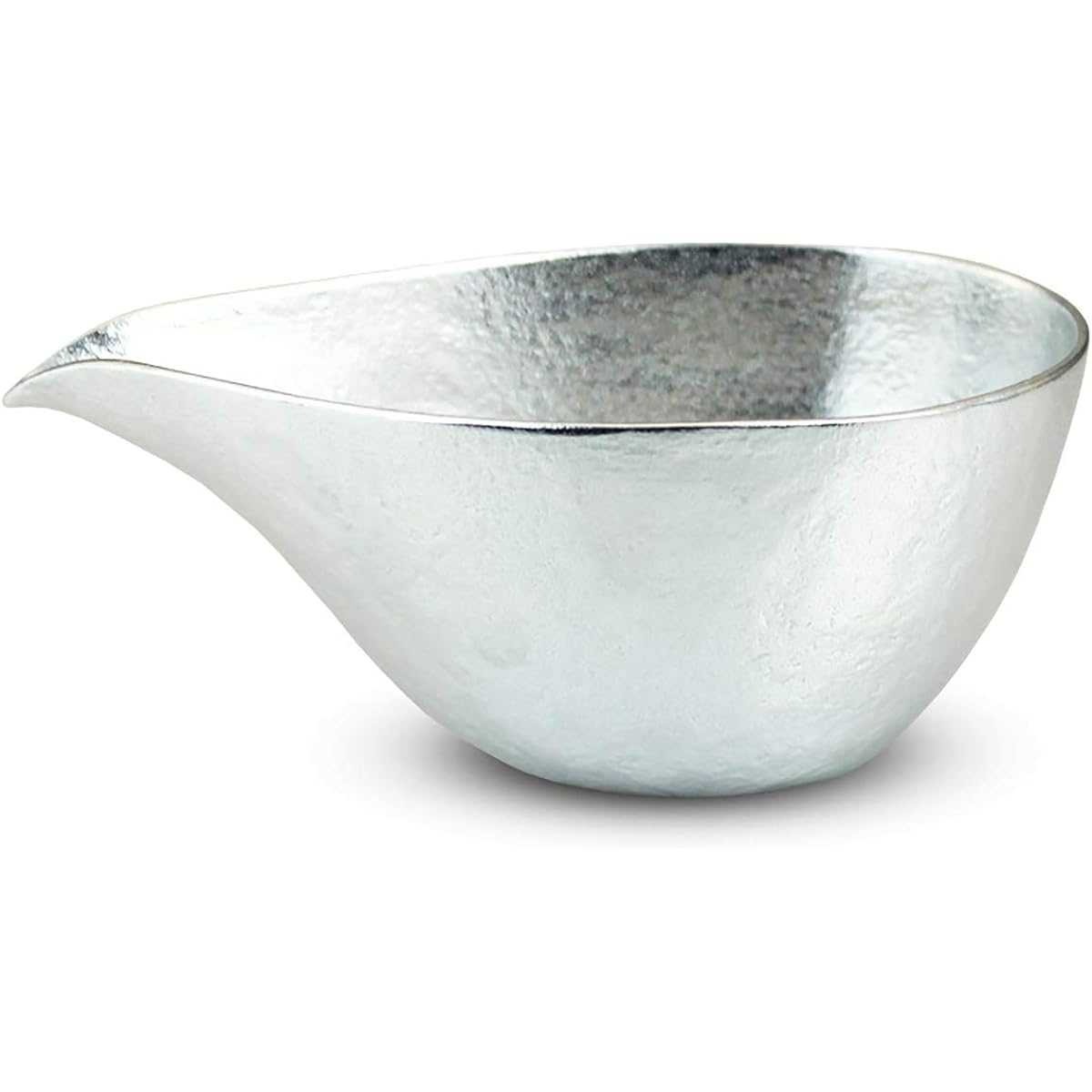 Nousaku Katakuchi - Large Made in Japan H6.3cm W16.2cm D9.0cm Approx. 280cc Case 100% Tin 501210/Container Sake Set