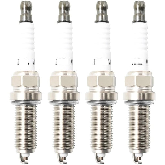 Motorcycle Ignition Spark Plug VH8RLC LKAR8A-9 LKAR8AI-9 LZKAR7A LZKAR7B VR5NC VR5NE Size 12*26.5*14 (Color : 4pcs Nickel alloy)