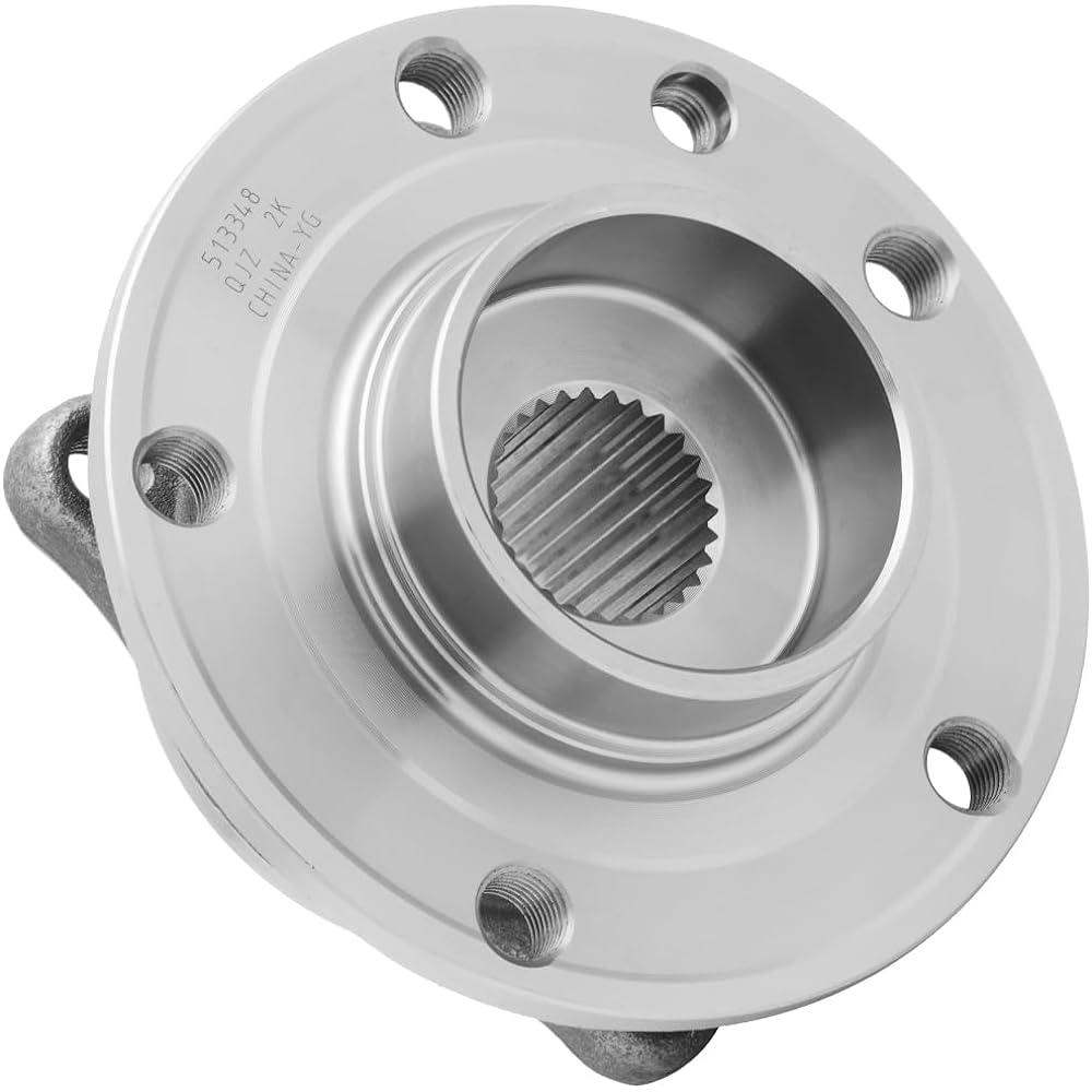 [1 pack] 513348-Front wheel bearing and hub assembly 2013-2016 DODGE DART 2015-2017 CHRYS 200 [Timken Ha590473, SKF BR930881]