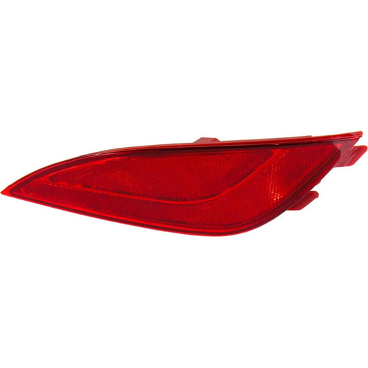 2010-2015 Hyundai Tucson Passenger Side Rear Bumper Reflector CAPA Certified with Light Bulb Replacement for HY1185108-92406-2S100