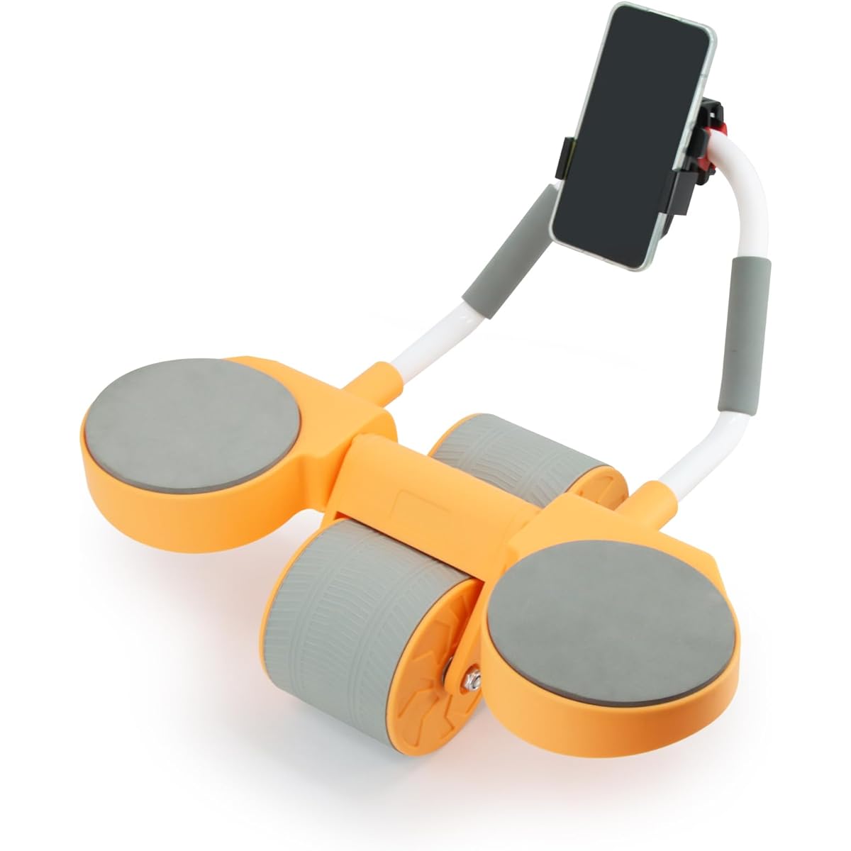 Ab Roller, Abs, Automatic Rebound Type, Muscle Training Goods, Ab Roller, Training Equipment, Ab Roller, Quiet, Elbow Support, Includes Knee Mat, Exercise Roller, Stretch, Two Wheel Abs Apparatus, Heavy Duty, Includes Mobile Holder