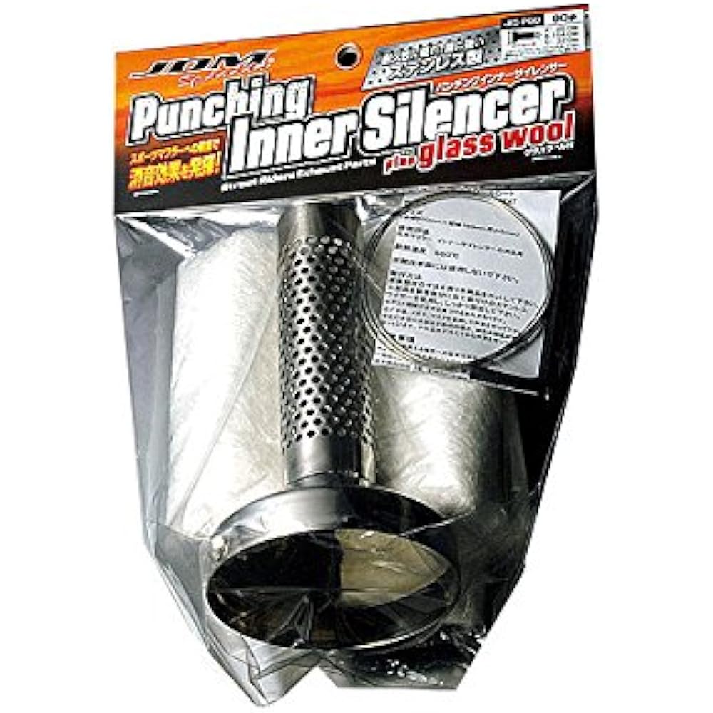 fortune JDM stainless steel punching inner silencer size 90 pie JIS-P90