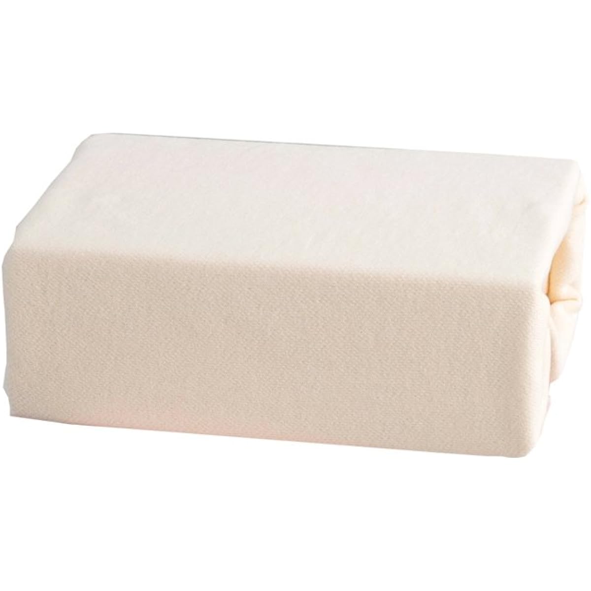 Maniflex Fitted Sheet Cotton Jersey Fit White Queen