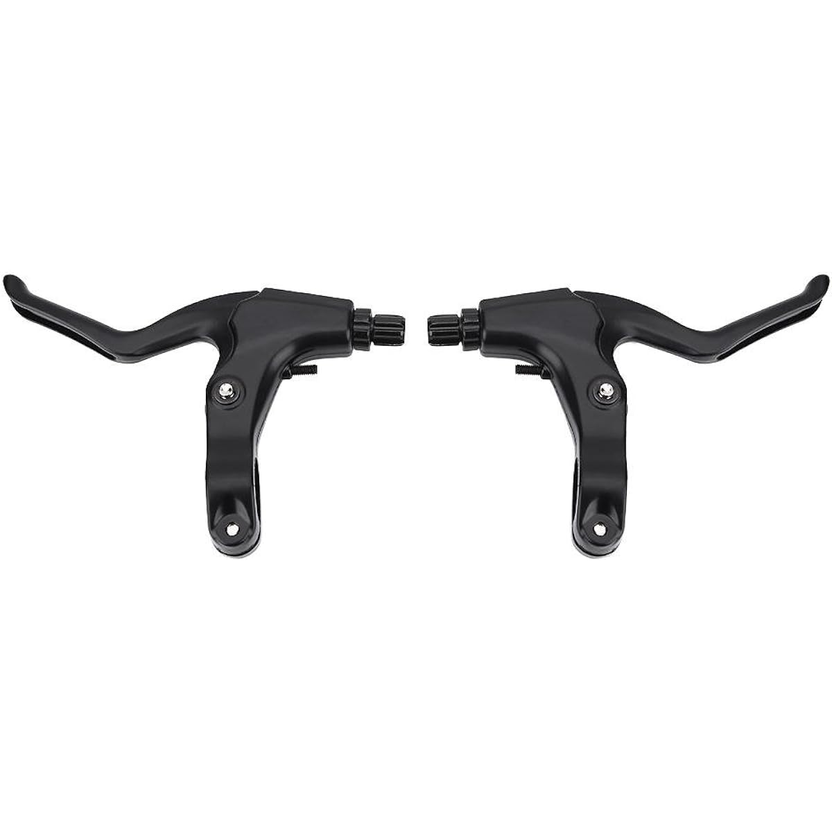 Alomejor Bicycle Brake Lever Mounting Band Diameter φ22 Left and Right Set Lightweight Mountain Bike Aluminum Alloy 2 Colors (Black)