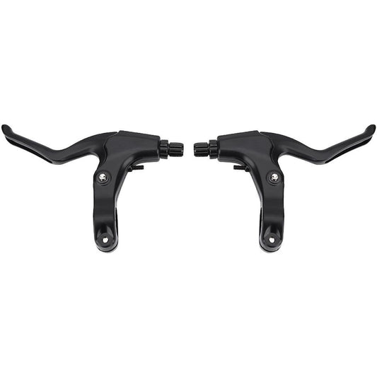 Alomejor Bicycle Brake Lever Mounting Band Diameter φ22 Left and Right Set Lightweight Mountain Bike Aluminum Alloy 2 Colors (Black)