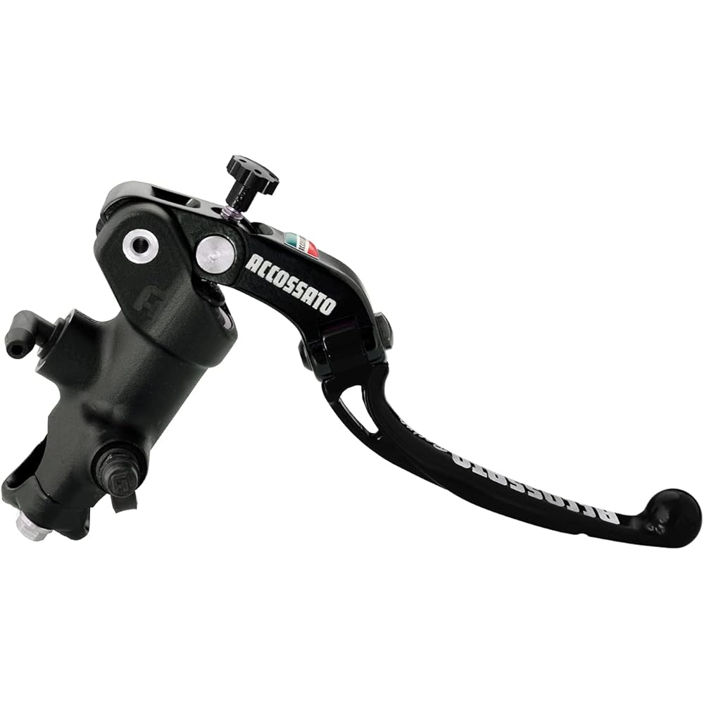 ACCOSATO Radial Brake Master Cylinder CL Model φ19x18 Foldable Lever Black