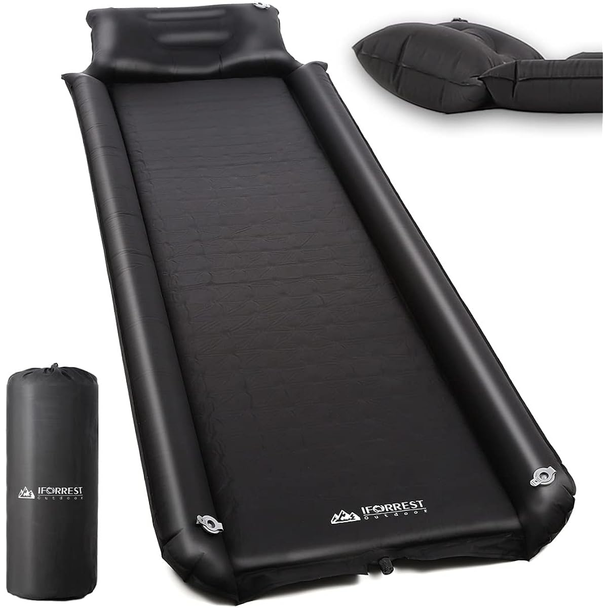 [Sleeping comfort loved by Americans] IFORREST One-size enveloping camping mat Inflator mat Ultra-lightweight, compact, automatic inflation, sleeping in the car, disaster prevention, IFORREST [Popular in the United States and Canada]