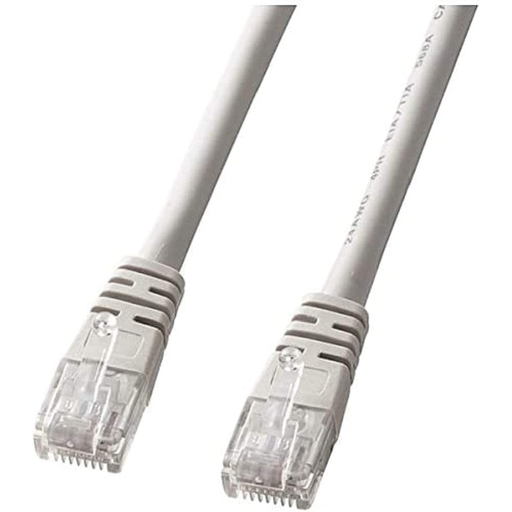 Sanwa Supply Enhanced Category 5 Stranded LAN Cable 25m Light Gray KB-T5Y-25N