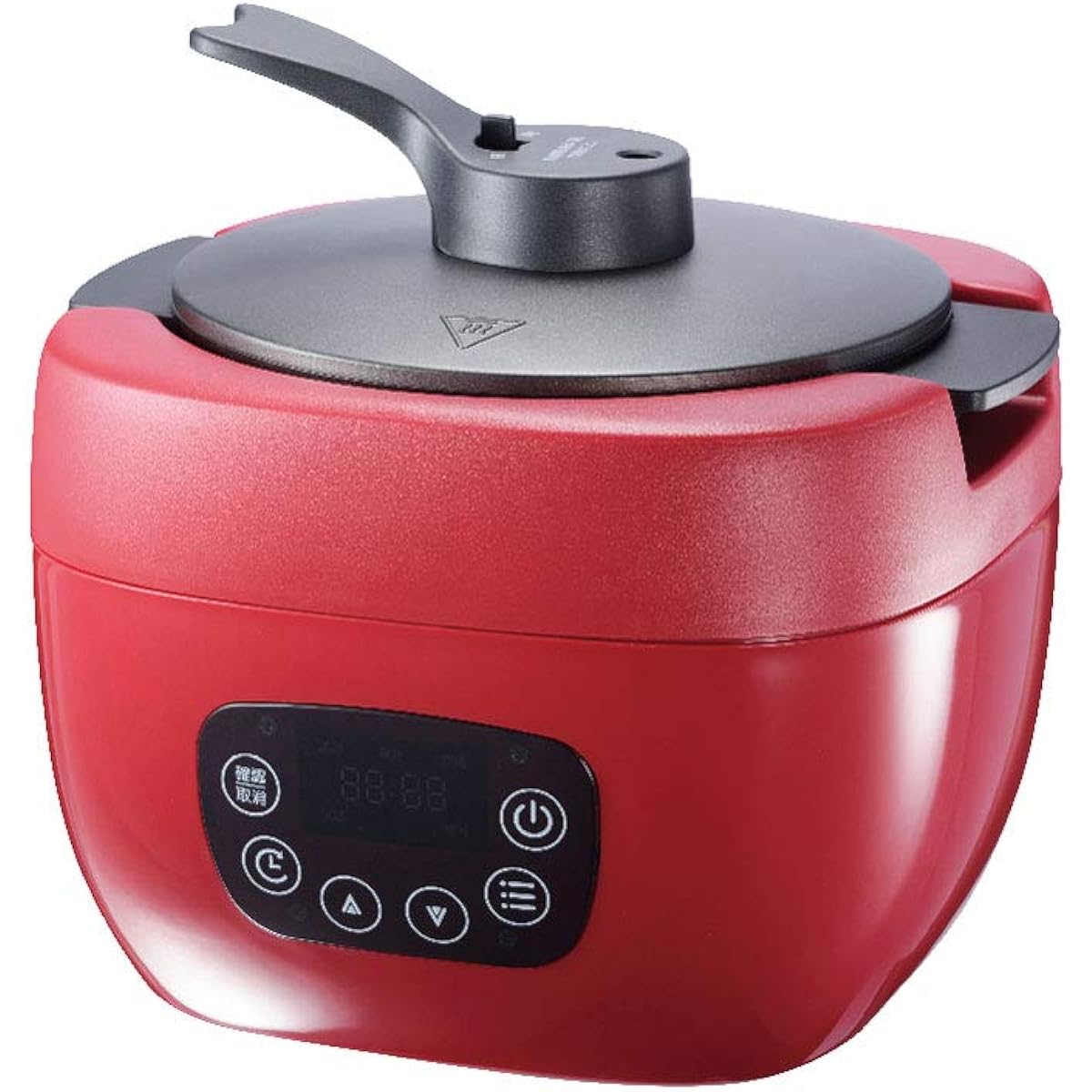 Hiro Corporation Multifunctional Rice Cooker Red (Anhydrous Cooking, Steam Cooking, Slow Cooker, Simmered Food, 2 Cups of Carb Cutting, 4 Cups of Regular Rice Cooking) White NC-F180RD