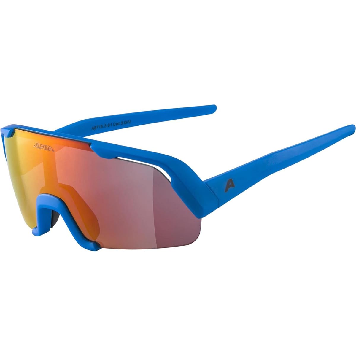 [Alpina] Sunglasses ROCKET YOUTH Kids Blue Matte one size