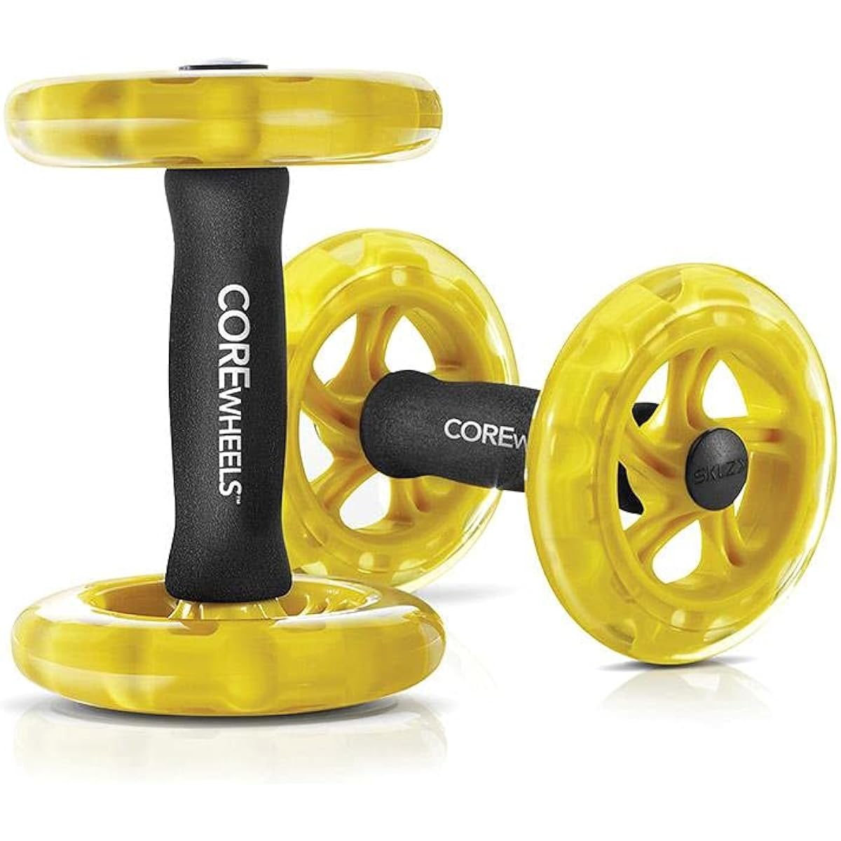 SKLZ Abdominal Roller Core Wheel Yellow Dynamic Strength 2pack [Authentic Japanese Import] 0665