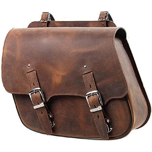 Degner (DEGNER) Saddle bag Leather saddle bag brown SB-60in that does not break the silhouette