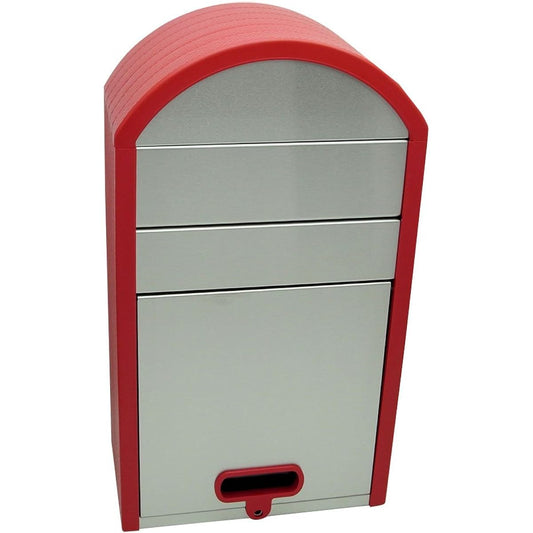 Meiwa Home Post External Type W210XD125XH375mm Red