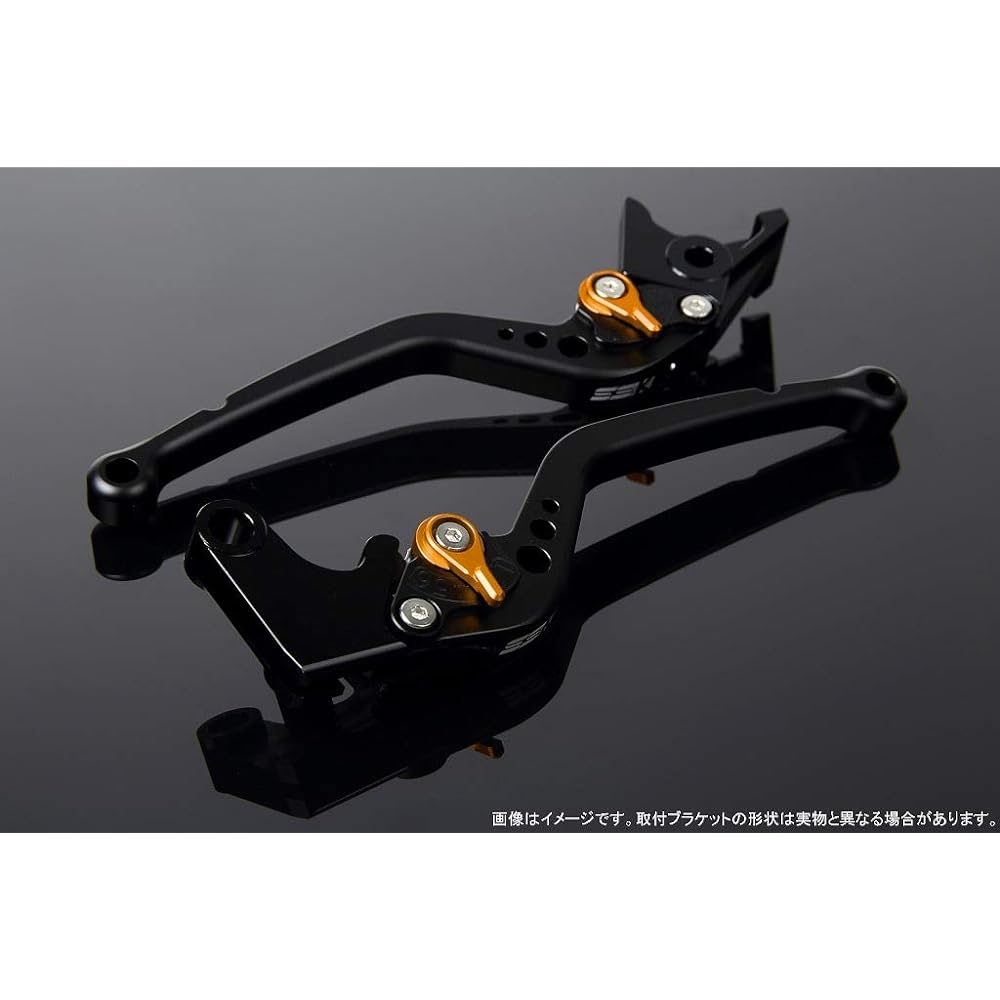 SSK Adjust Lever Standard Long Lever Color: Matte Black Adjuster Color: Matte Gold 125DUKE (Duke) 200DUKE (Duke) 250DUKE (Duke) 390DUKE (Duke) RC125 RC200 RC250 RC390 LVBM075BK-GD