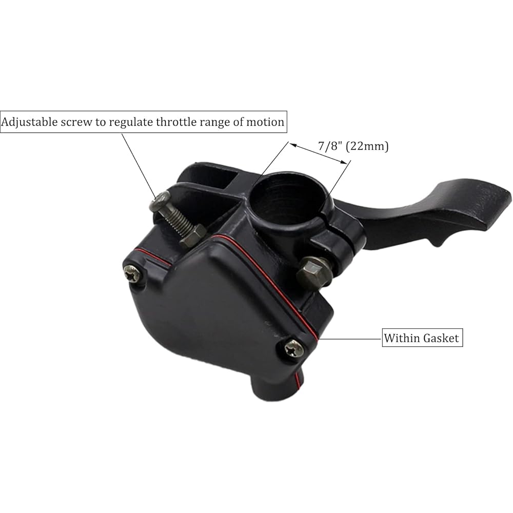 Thumbrever throttle controller assembly + cable ATV quad pit bike 50-150cc