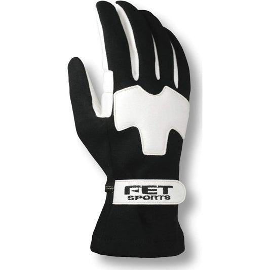 FET Sports 3D Lightweight Gloves Black/White M FT3DLW06