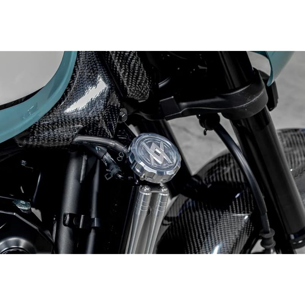 PMC ARCHI Z900RS/CAFE 21-23 Radiator Cap Cover Ver2 Silver