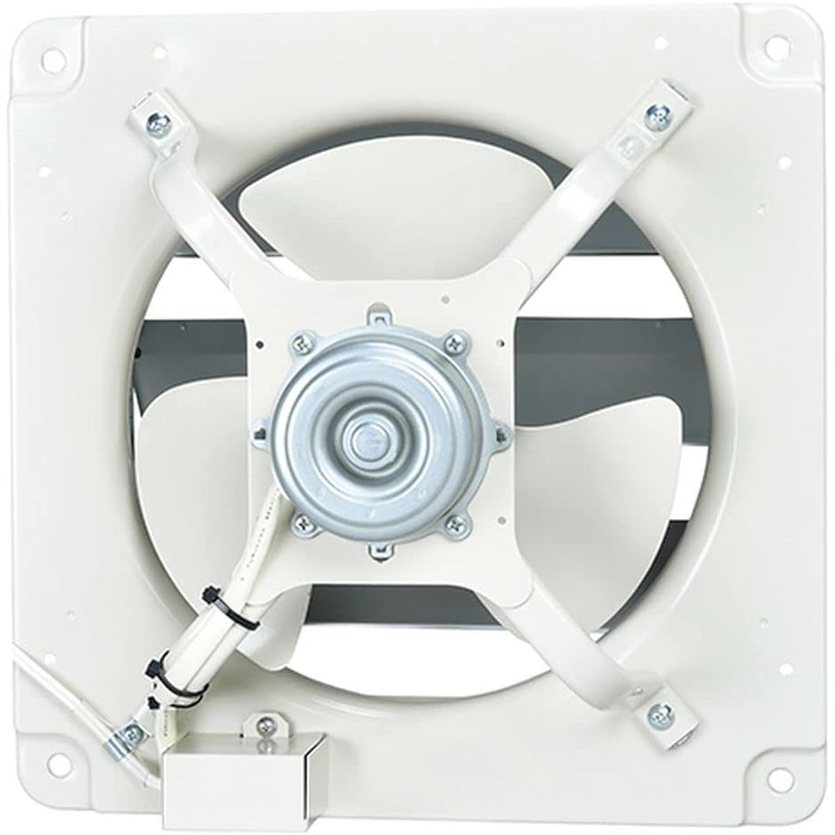 Mitsubishi Electric High Static Pressure Industrial Ventilation Fan with Shutter, Exhaust Type, Wind Pressure Type, Blade Diameter 25cm E-25S5