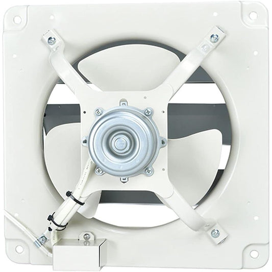 Mitsubishi Electric High Static Pressure Industrial Ventilation Fan with Shutter, Exhaust Type, Wind Pressure Type, Blade Diameter 25cm E-25S5