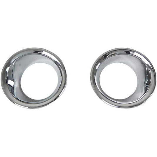 Samurai Produce Toyota New Harrier 80 Series Front Fog Ring Garnish 2P Plated Finish