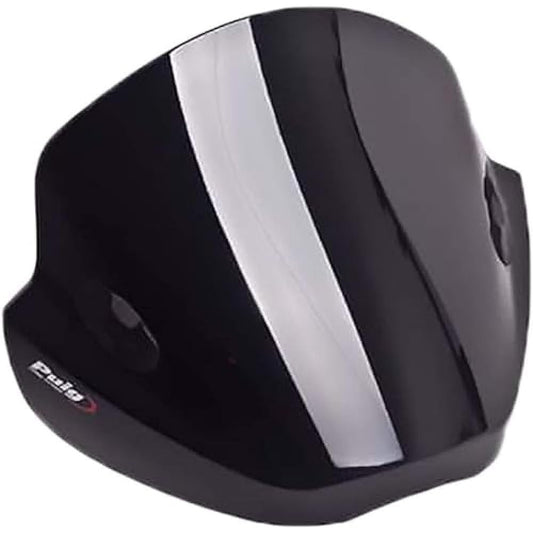 Puig 5022 N Stream Universal Windshield, Black by Puig