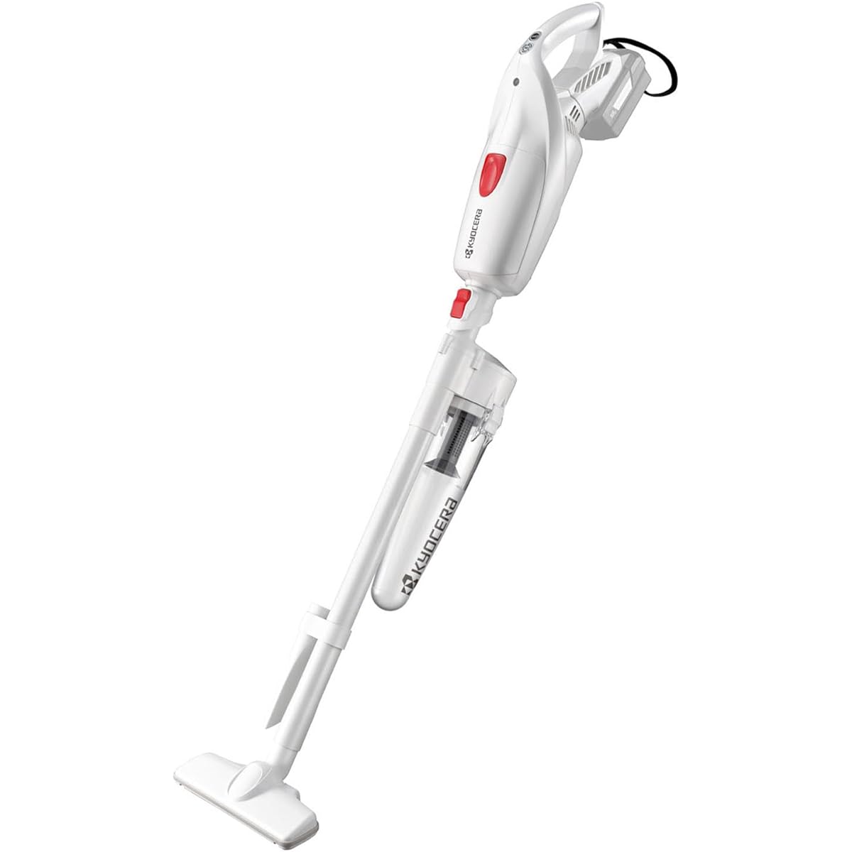 Kyocera Old Ryobi Pro Rechargeable Cleaner White Main Unit Only (Battery and Charger Sold Separately) DHC181 681659B [Catch fine dust with HEPA filter to clean exhaust] [High suction power of 100W & noise level 67dB Combines power and quietness]