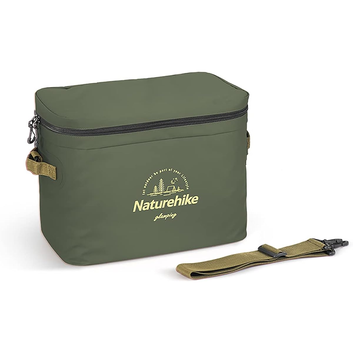 Naturehike Thermal Ice Pack Cooler Box, Large Capacity, Soft Cooler, Long Cold/Warm Retention Time, Cold Bag, Handheld and Shoulder Bag, Washable PVC Bag Included, Change, Lunchbox, Great for Camping, etc.
