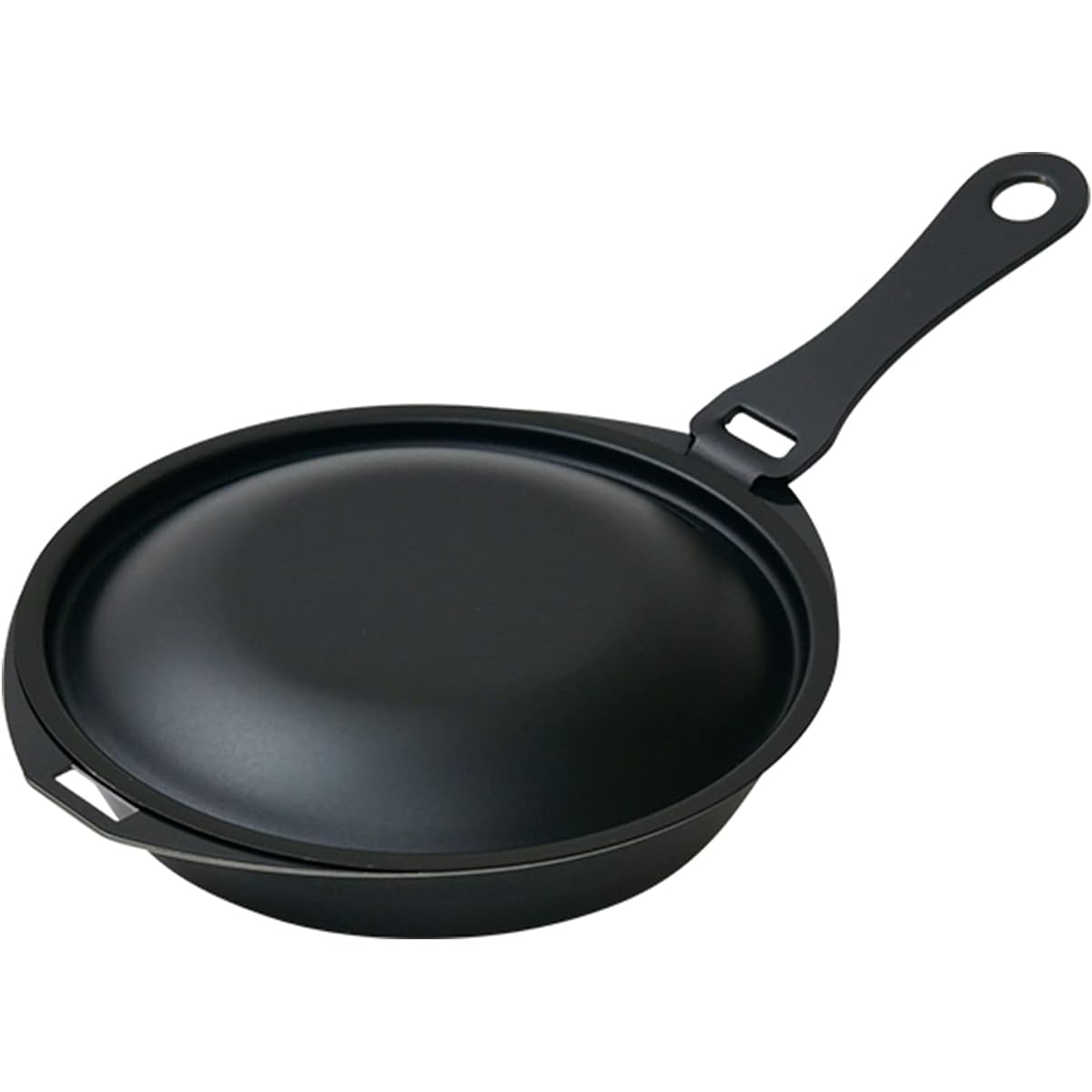 YAMAZEN Outdoor Pan with Removable Handle Campers Collection 16cm with Lid RHP-16