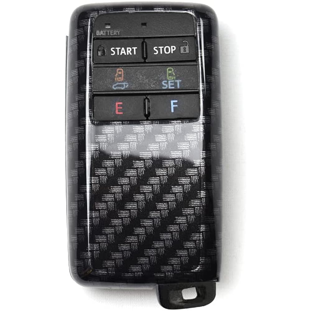 SecondStage Toyota Smart Key Cover Engine Starter Key Cover Digital Carbon Style T596DCB