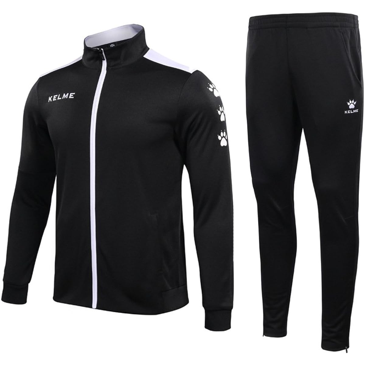 [Kelme] Tracksuit Men's Sportswear Top and Bottom Set Setup Jacket & Long Pants Training Wear Running Wear