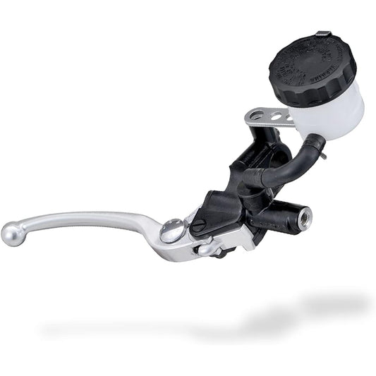 Daytona NISSIN Motorcycle Brake Master Cylinder Horizontal 5/8 inch Black Body/Buff Clear Lever 61747
