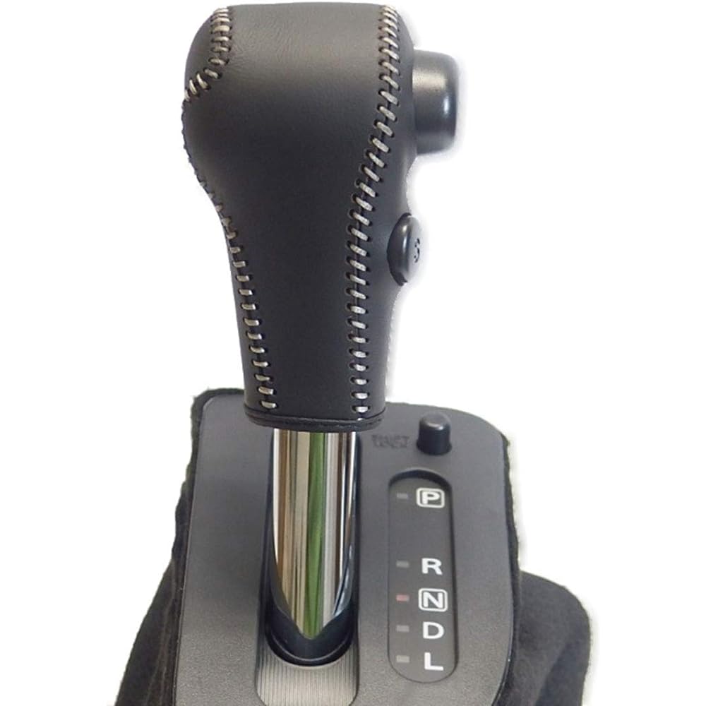 TricoloreExchange Tricolore EX Wagon R, Hustler, Spacia, Every, Solio, Moco, Rooks, etc. Black leather x Moon white S 3S-31 DIY shift knob genuine leather rewinding kit 1BK3S31B1B1V Black leather x Moon white (silver white) S