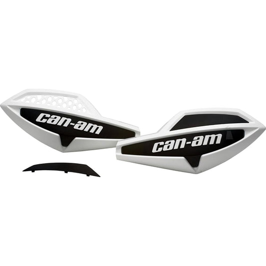 Can -am 715000537 White/Black ATV handlebar Wind Deflector
