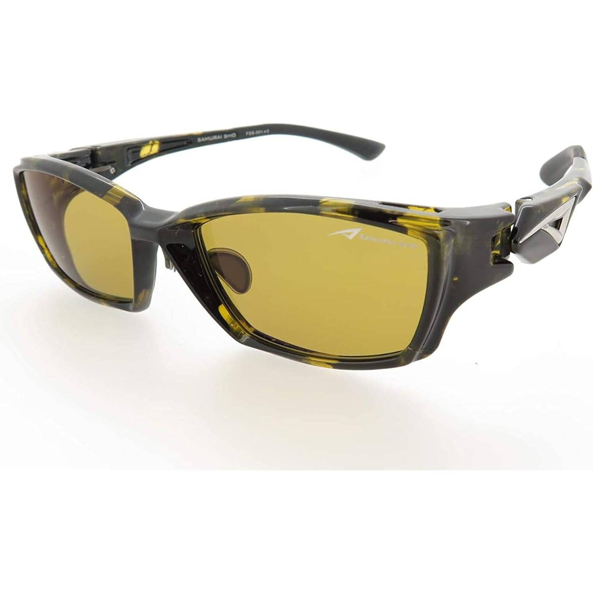 [Kodak LENS × SAMURAI SHO] Polarized Sunglasses FSS-001 Color: 3 (Green Demi) Fishing Sports Sunglasses Polarized