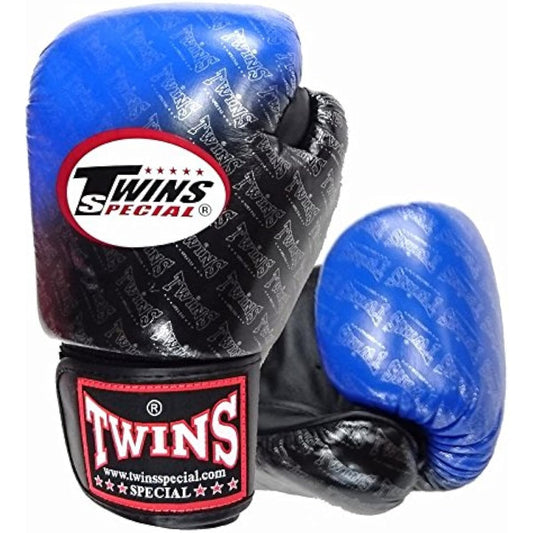 Twins Boxing Gloves Genuine Leather TW1 Blue