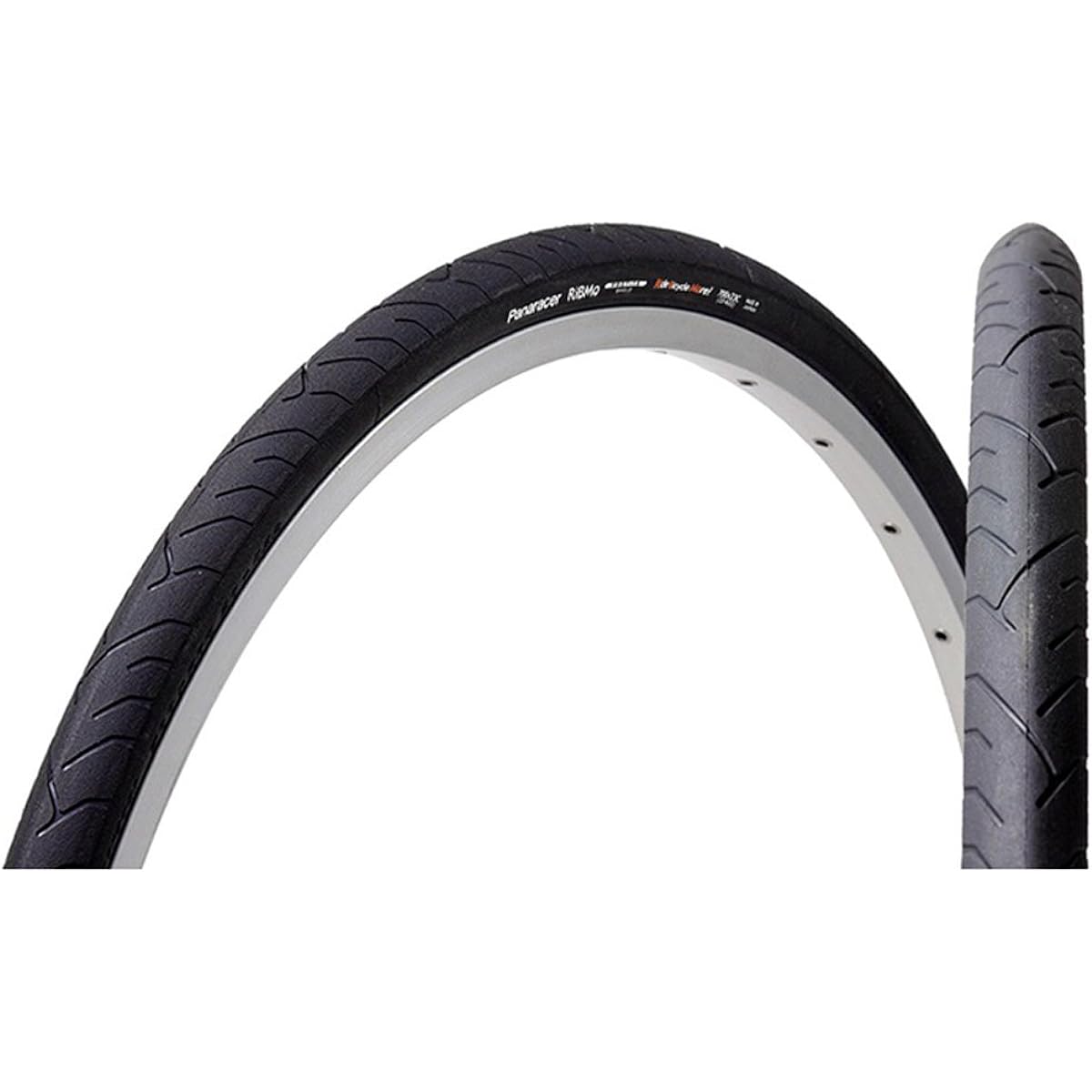 Panaracer Clincher Tire [700×28C] Ribmo F728PS-RB-B2 Black (Cross Bike Cyclocross / Touring Long Ride City Riding Commuting)