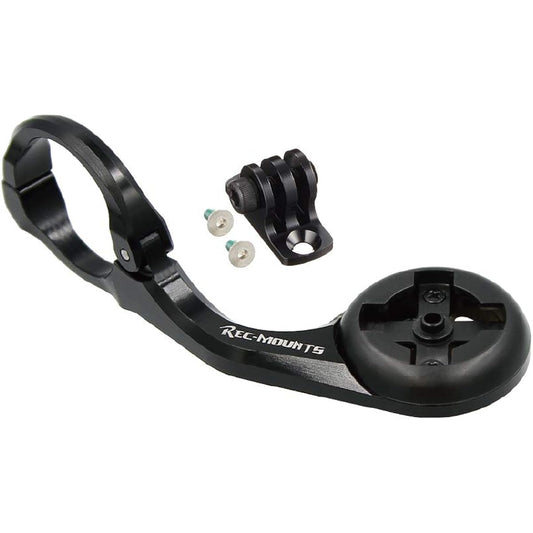 REC-MOUNTS leather combo mount. Cantilever type (standard width) for 31.8mm (black) [LEZ-AERO+GP