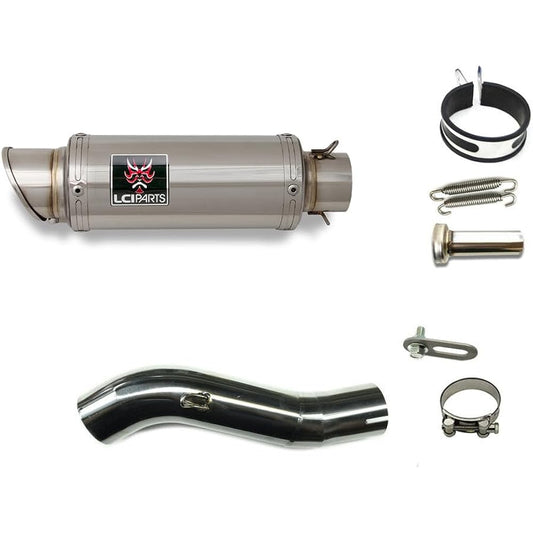 CB250R 2018-2023 LCIPARTS Short Stainless Slip-On Muffler