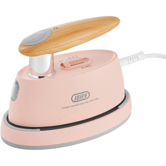[Toffy] Handy Iron & Steamer HW-SM2 (Shell Pink) Steam/Press 2WAY Maximum 20g/min Powerful Steam Wrinkle removal Disinfection Deodorization Pollen/mite protection 3 ironing temperature levels HW-SM2-SP