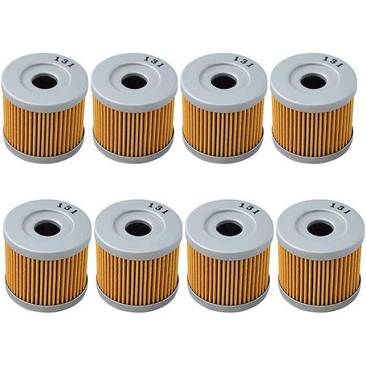 Motorcycle Oil Filter Suzuki AN400 AN250 AN125 AN150 Burgman 400 DR125 DR125S DR100 GS125 GSXS125 ALT125 (Accessories Update) (Color: 8pcs-B)