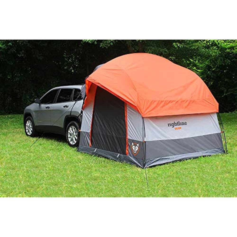 Rightline Gear SUV Tent Rear Hatch Door Mount 243cm x 243cm x 219cm Waterproof Storage Bag Included General Purpose PRG-110907