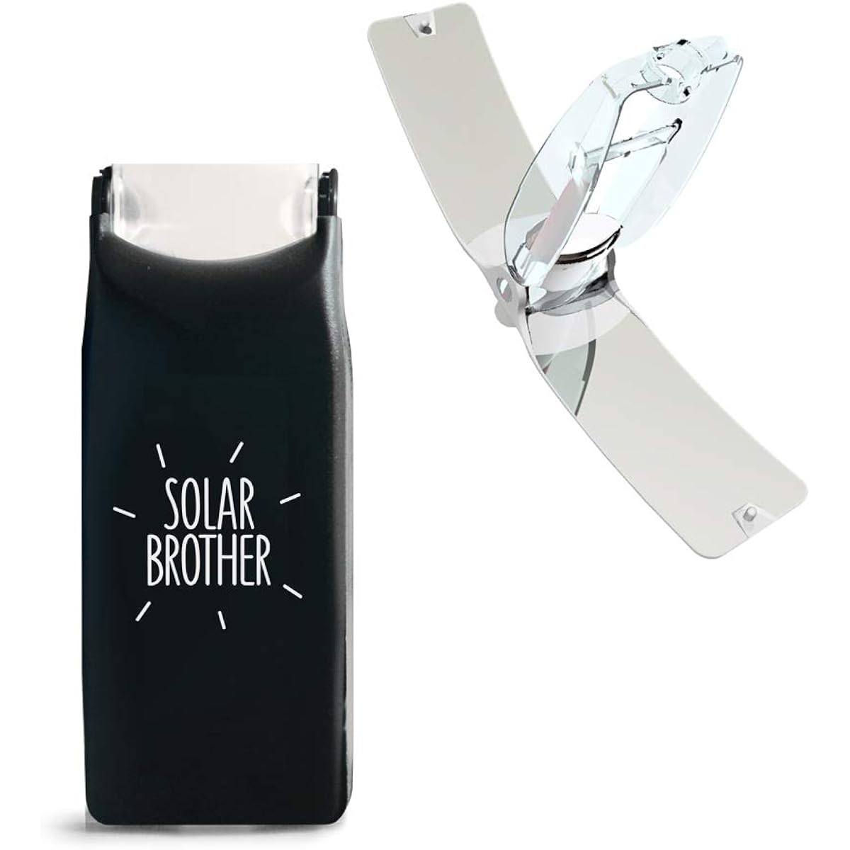 Solar Brother [Outdoor Products] "SUNCASE/Sun Case" Sunlight, Easy to Start a Fire, Saves Time, Convenient for Camping, Black SC18 Black