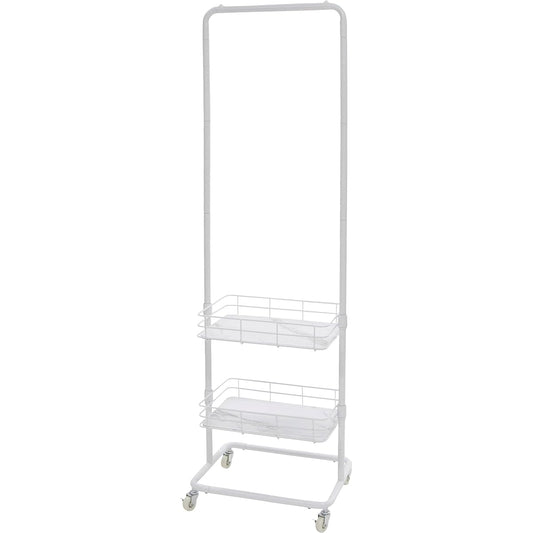 Takeda Corporation [Hanger Rack/Hanger/Storage] White 48 x 37 x 158cm Elegant Hanger Rack K3-EH160WH