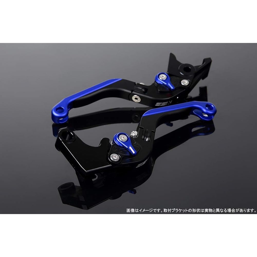 SSK Adjust Lever Foldable Extension Lever Color: Matte Black Adjuster Color: Matte Blue Extension Color: Matte Blue CBR600RR PC40 2007-2016 CBR1000RR SC59 2008-2016 LVGM012BK-BEBE