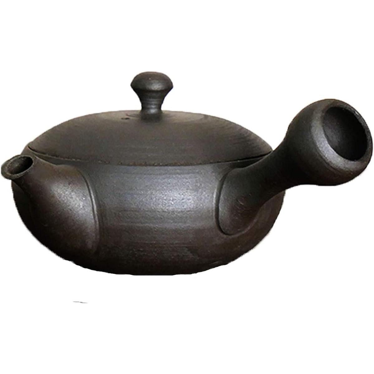 Kitsusako Tokoname Ware Sawada's Modern Teapot [Ceramic artist's handmade teapot]/170ml Artist's teapot Ceramic tea strainer Black gray For 1 person Made in Japan Kitsusako specifications