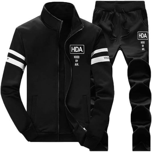 [Froyland] Sweat Top and Bottom Set, Men's, Brushed Lining, Sweatshirt, Top and Bottom, Parka, Jersey, Pants, Sports Setup