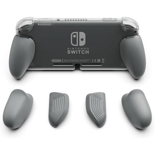 Skull & Co. GripCase Lite for Nintendo SWITCH Lite Grip cover for Switch Lite Compatible with hands of all sizes Ergonomic Precision lightweight design Easy to install Anti-slip Easy to grip Many grip covers to choose from "Single item - Gray"