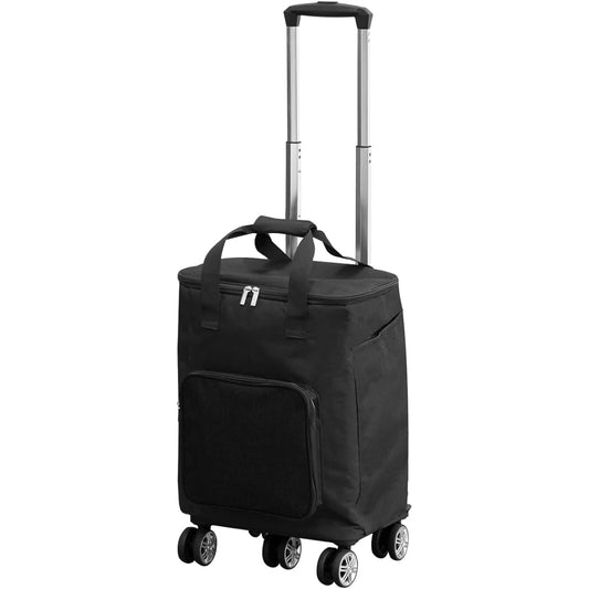 ottostyle.jp Shopping Cart, Shopping Cart, 5 Wheels, Dolly with Casters [Gray] Use side push/push/pull depending on the situation, Insulated/Heated Shopping Cart, Detachable, 2WAY, Large Capacity, 26L, Lightweight, Load Capacity Approx. 20kg, Adjustable