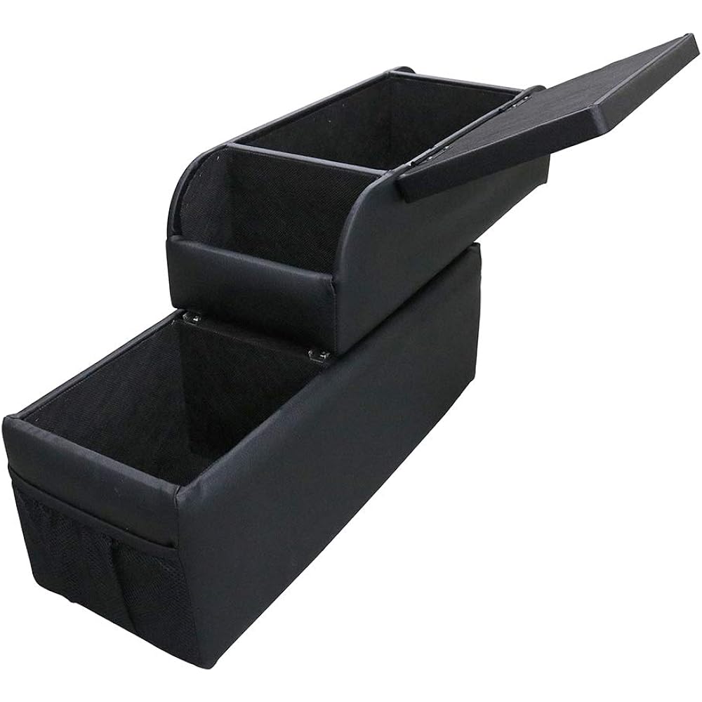 Ito Seisakusho Armrest Console Box Noah/Voxy Exclusive Quality Console Black QC-1